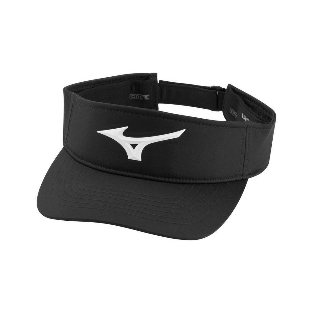 Mizuno Men's Tour Elite Visor Black (260337-LOG)